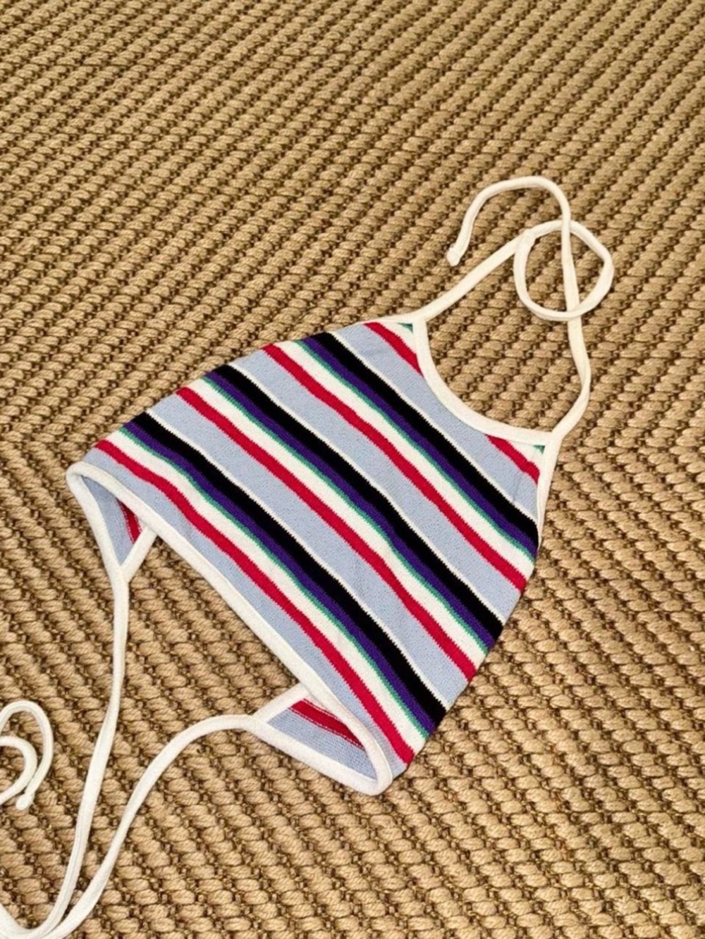 Striped Halter Top